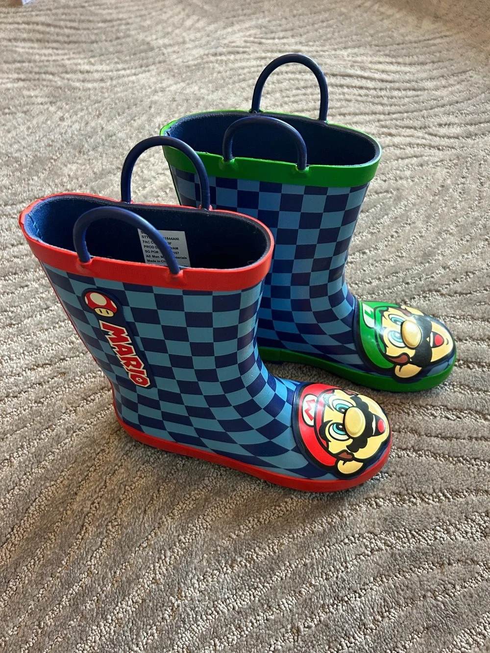 Super Mario - Mario & Luigi Kids Rain Boots
